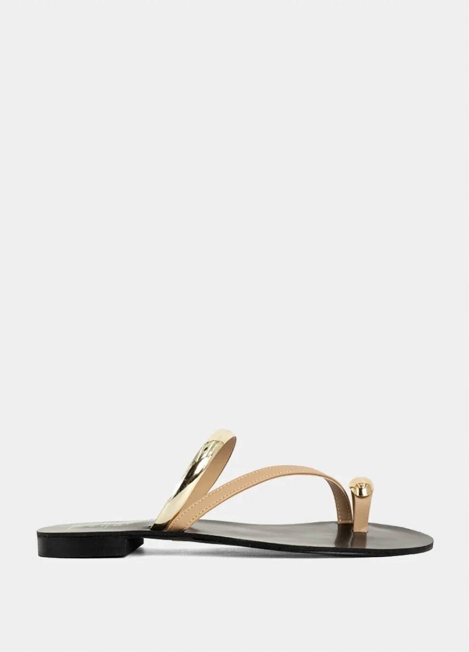 NEW SHU SHOP women's brenda flat sandal in nude